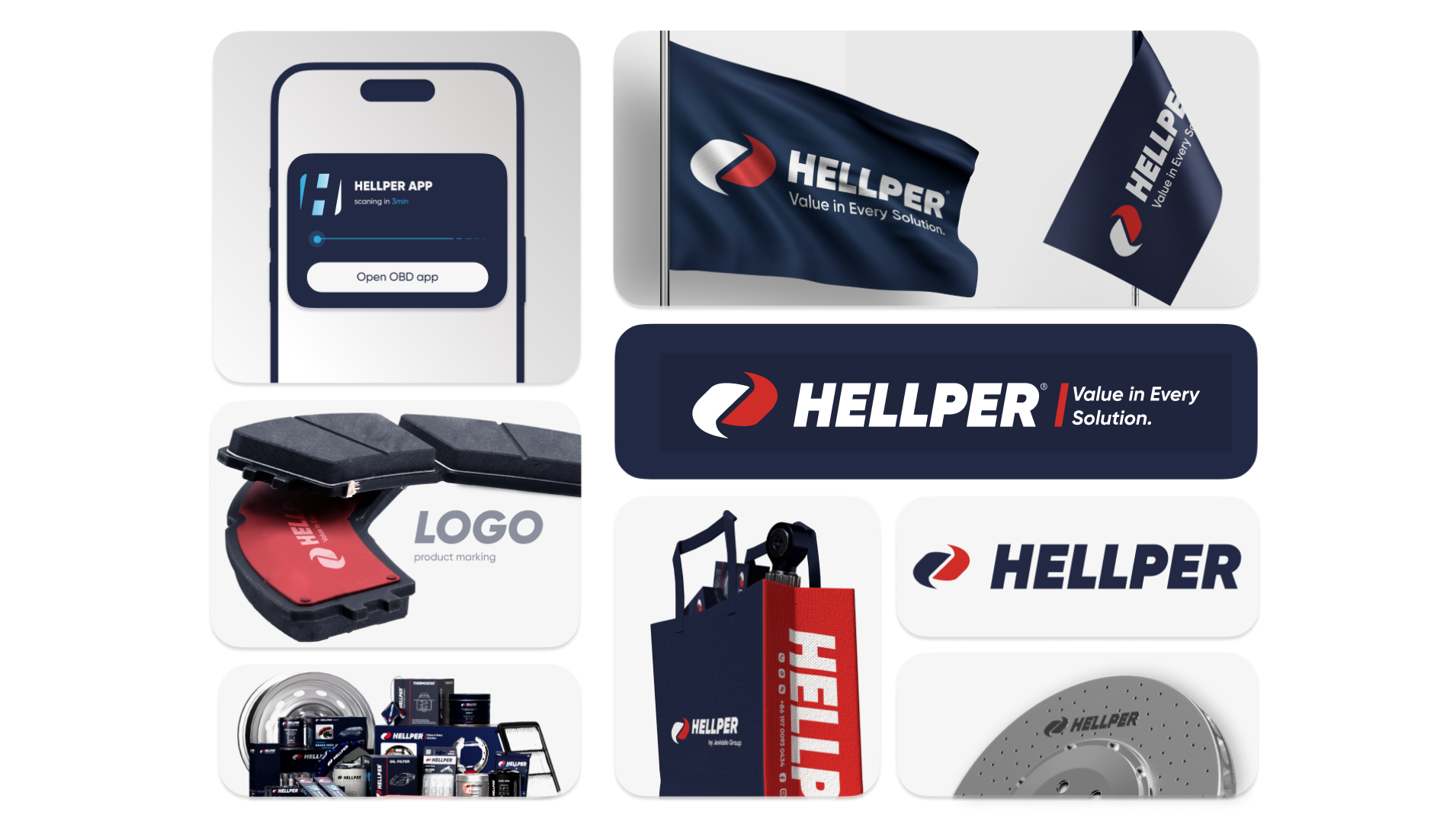 Hellper brand applications