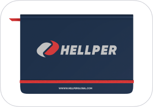 Hellper stationery mockup 7