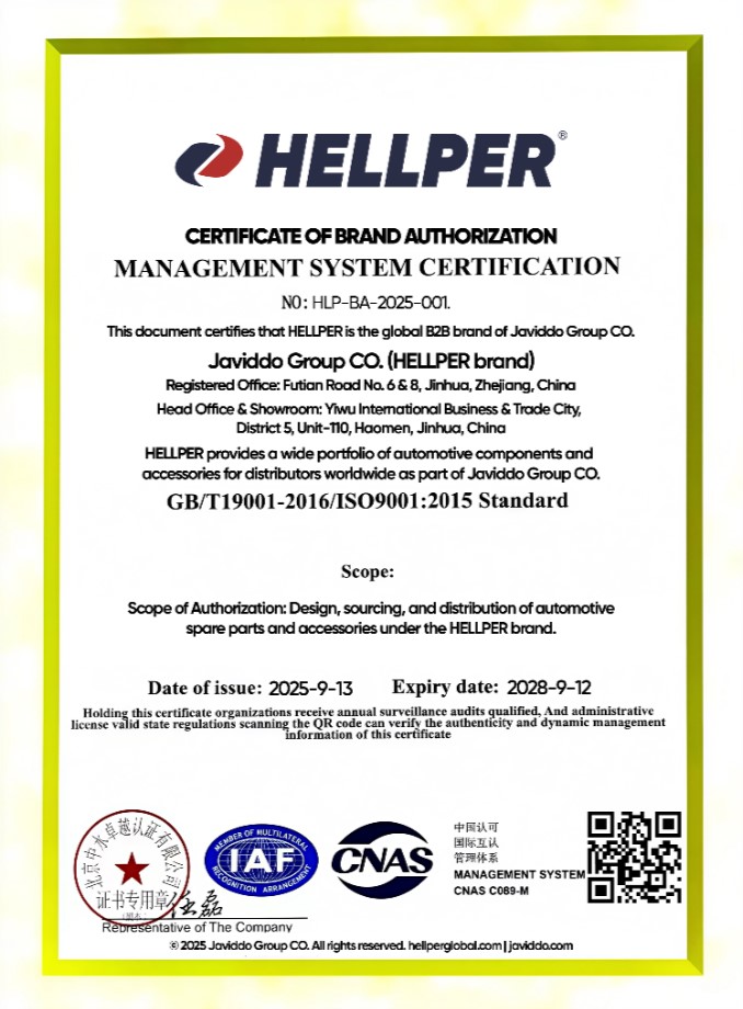 ISO 9001 certificate thumbnail