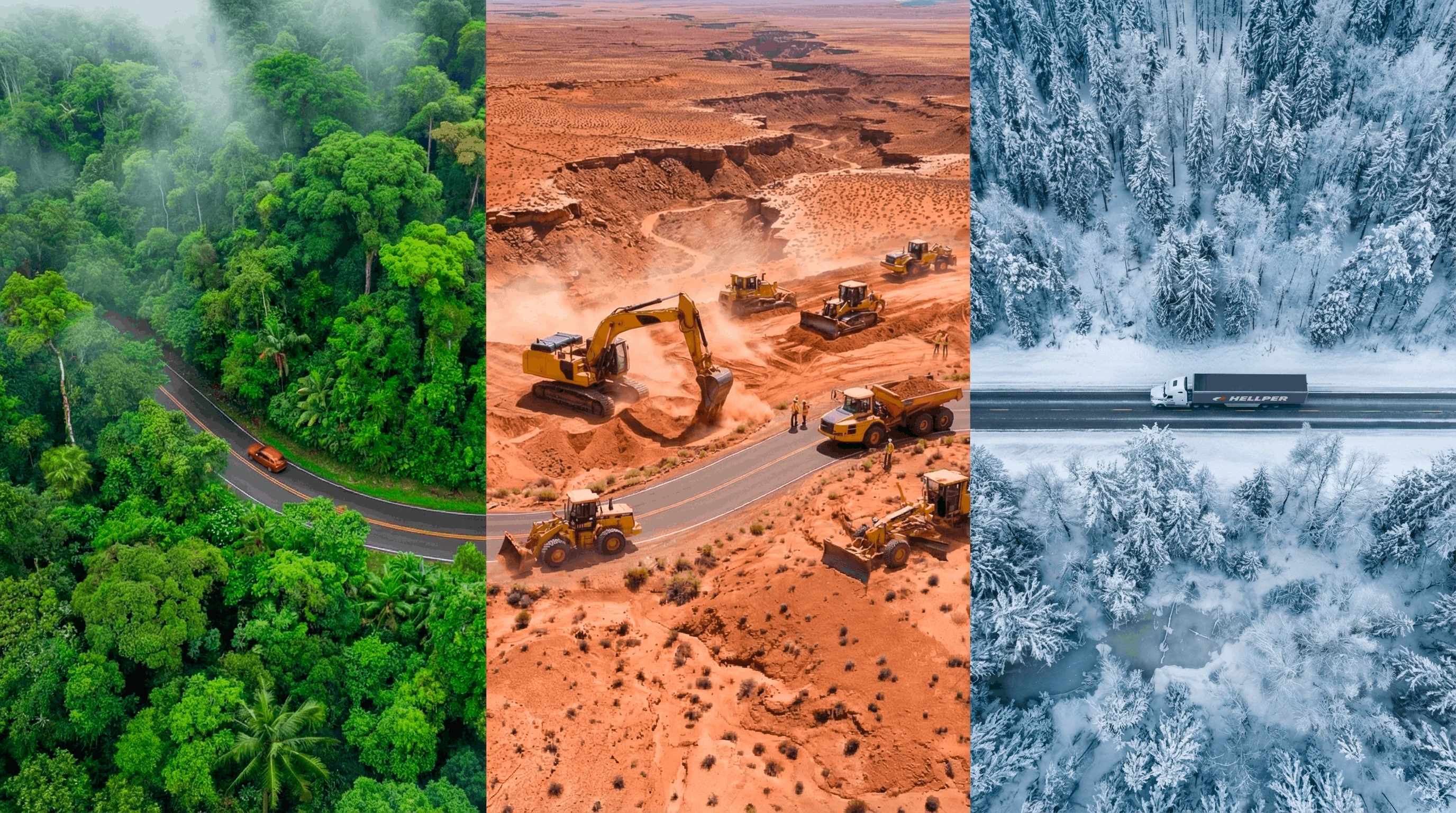 Hellper logistics, construction, and global transport